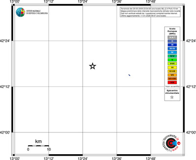 Mappa EMS - territori località