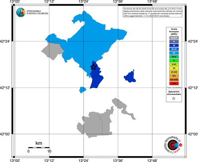 Mappa EMS - territori comuni