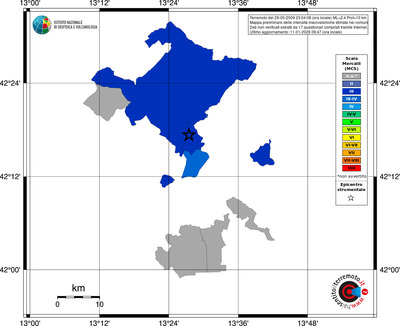 Mappa MCS - territori comuni