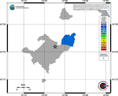 Mappa EMS - territori comuni