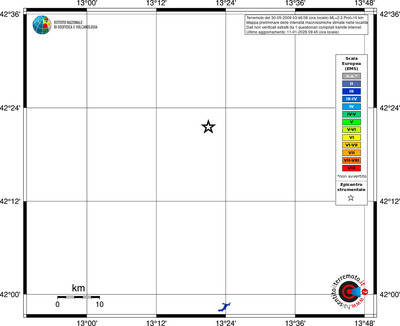 Mappa EMS - territori località