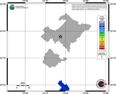 Mappa EMS - territori comuni