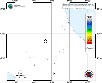 Mappa MCS - territori località