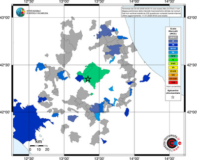 Mappa MCS - territori comuni