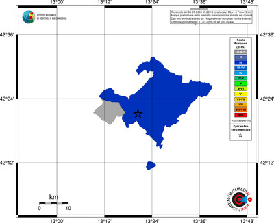 Mappa EMS - territori comuni