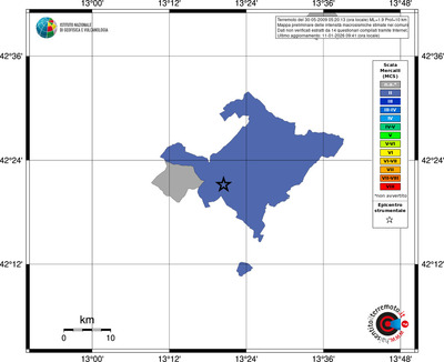 Mappa MCS - territori comuni
