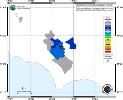Mappa MCS - territori comuni