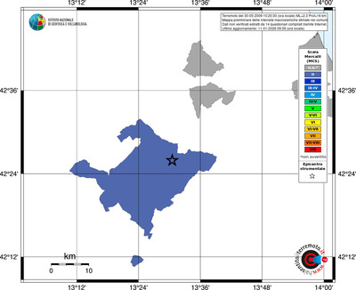 Mappa MCS - territori comuni