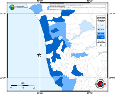 Mappa territorio comunale con almeno 3 questionari