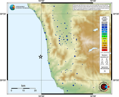 Mappa EMS - località