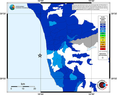 Mappa EMS - territori comuni