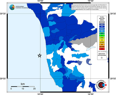Mappa MCS - territori comuni