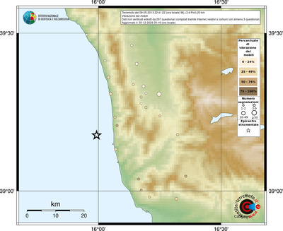Mappa comuni con almeno 3 questionari
