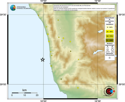 Mappa comuni con almeno 3 questionari