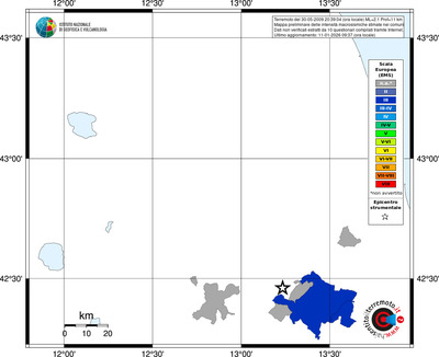Mappa EMS - territori comuni