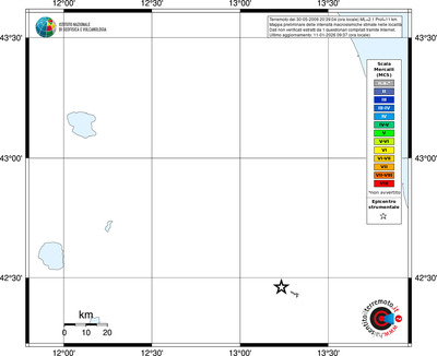 Mappa MCS - territori località