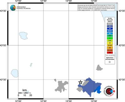 Mappa MCS - territori comuni