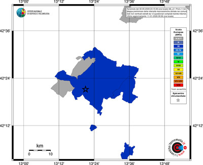 Mappa EMS - territori comuni