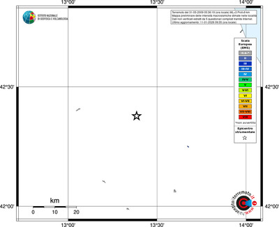 Mappa EMS - territori località