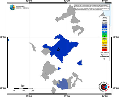 Mappa MCS - territori comuni