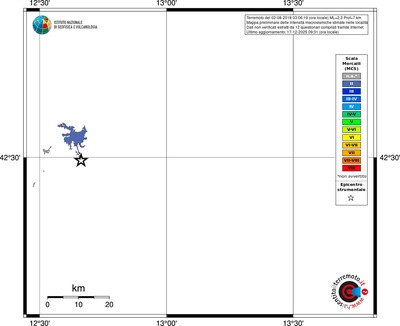 Mappa MCS - territori località