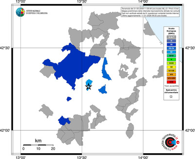 Mappa EMS - territori comuni