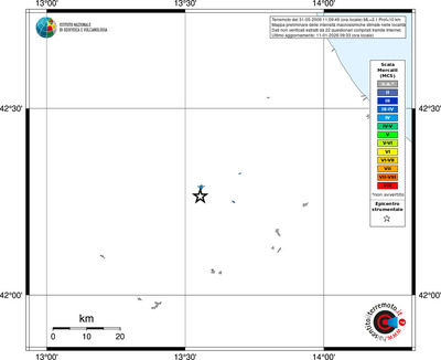 Mappa MCS - territori località