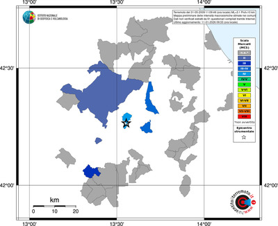 Mappa MCS - territori comuni