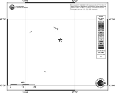 Mappa EMS - territori località