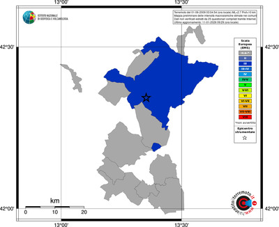 Mappa EMS - territori comuni