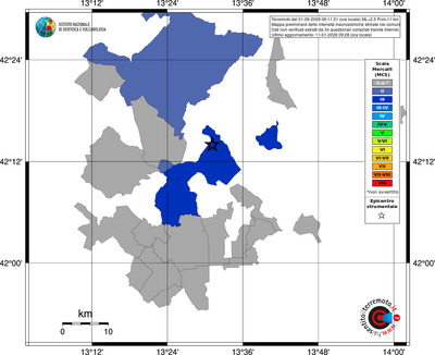 Mappa MCS - territori comuni