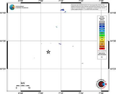 Mappa MCS - territori località