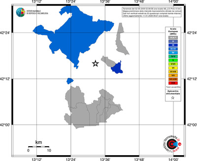 Mappa EMS - territori comuni