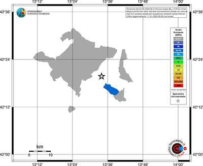 Mappa EMS - territori comuni