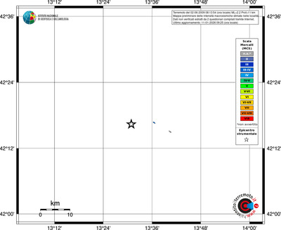 Mappa MCS - territori località