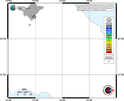 Mappa EMS - territori comuni