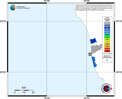 Mappa EMS - territori comuni