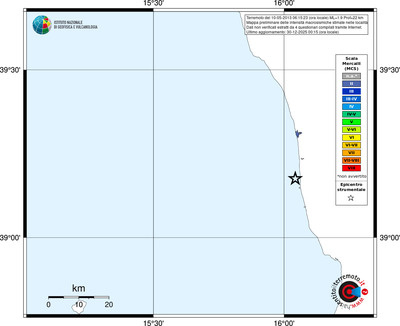 Mappa MCS - territori località