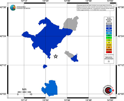 Mappa EMS - territori comuni