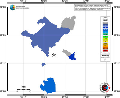 Mappa MCS - territori comuni