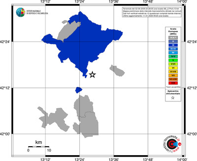 Mappa EMS - territori comuni