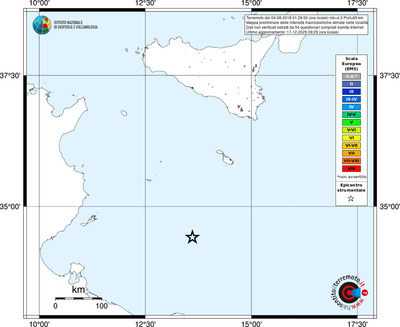 Mappa EMS - territori località