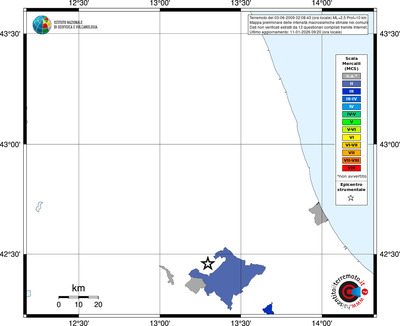Mappa MCS - territori comuni
