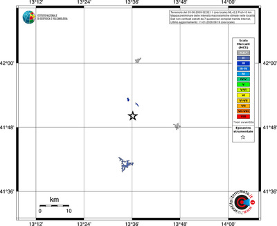 Mappa MCS - territori località