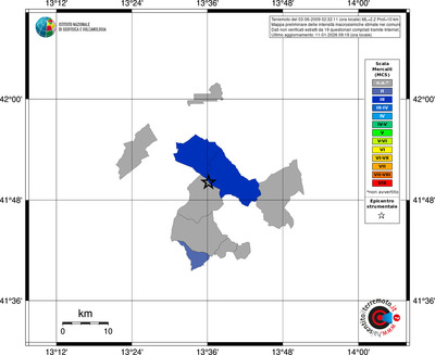 Mappa MCS - territori comuni