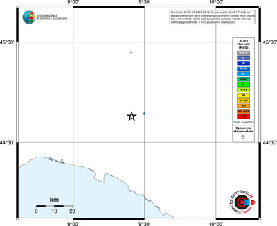 Mappa MCS - territori località