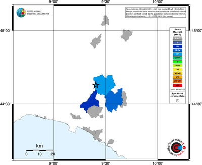 Mappa MCS - territori comuni