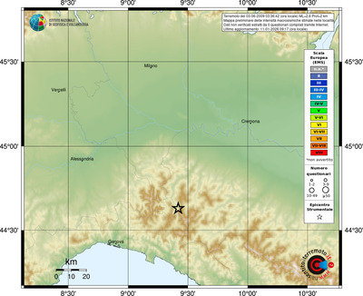 Mappa EMS - località