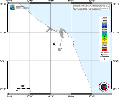 Mappa EMS - territori località