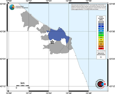 Mappa EMS - territori comuni
